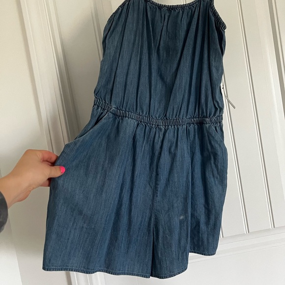 Express denim romper NWT - Picture 2 of 2